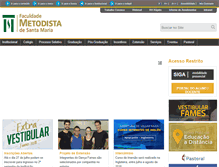 Tablet Screenshot of fames.edu.br